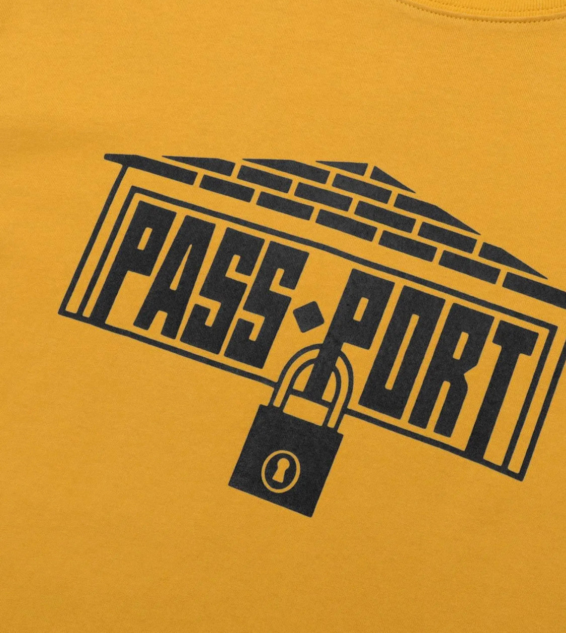 Pass~Port Depot Tee - Gold