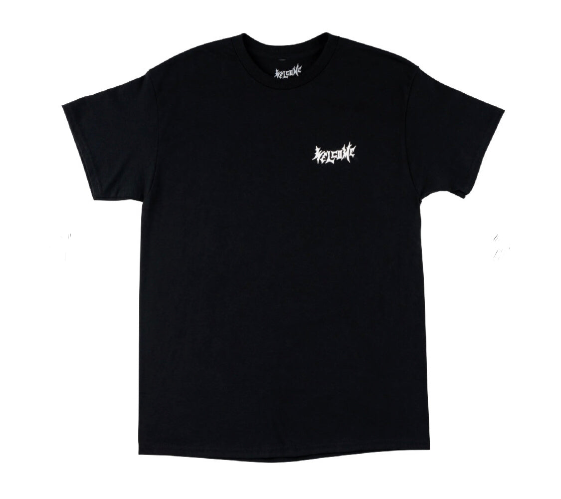 Welcome Skateboards | Twin Vamp Black T-Shirt