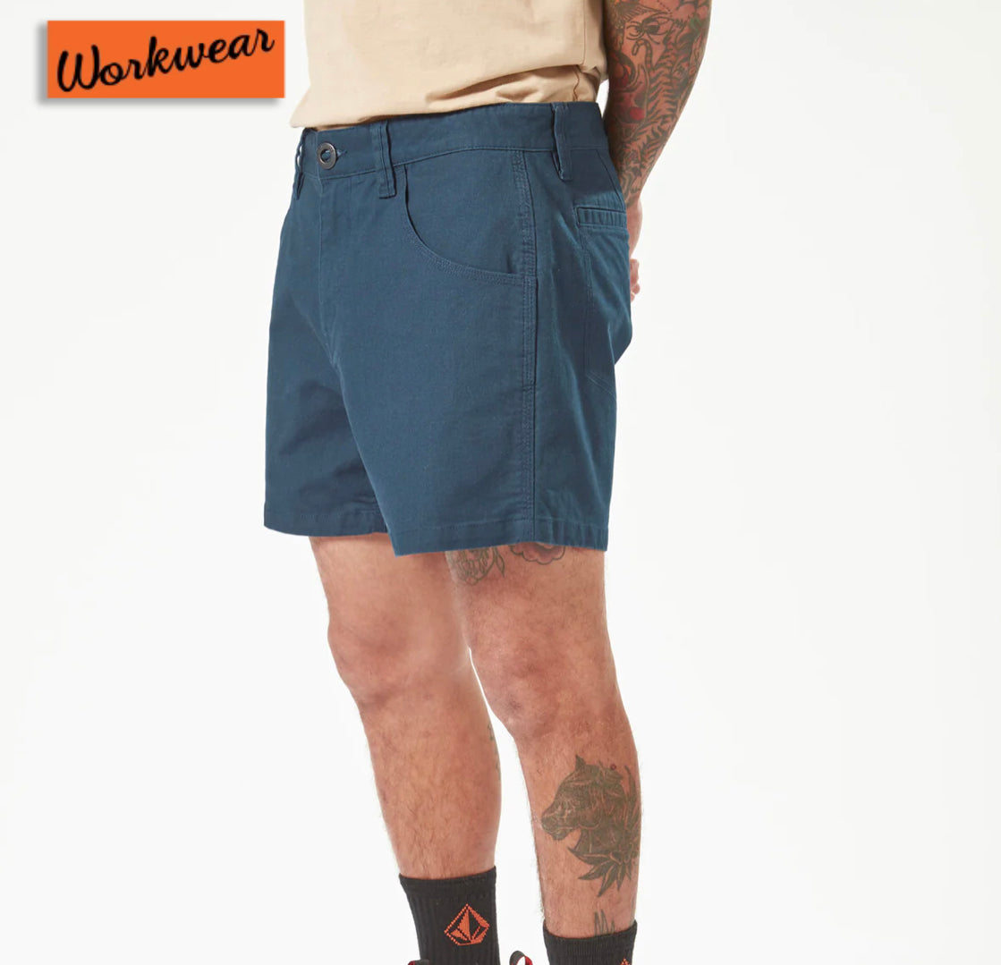 VOLCOM Workwear Bevel Work Short 15" -  Navy