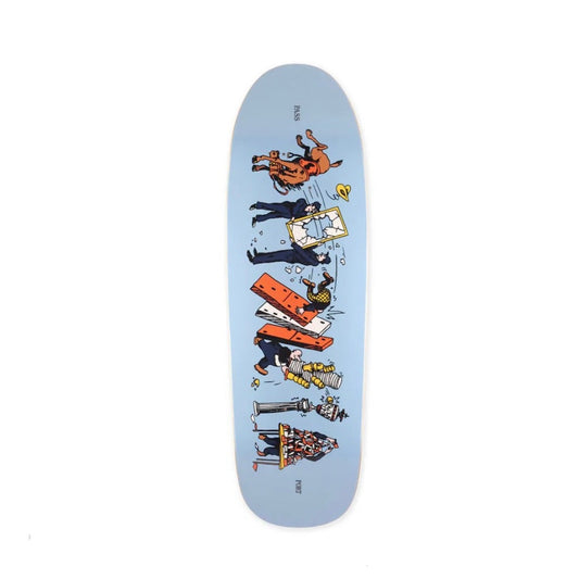 PASSPORT Singles Take Care Spade Skateboard Deck - 9.125"