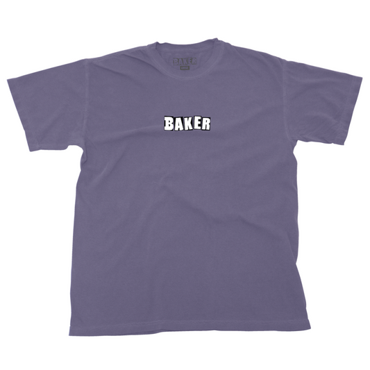 BAKER - Brand Logo Wine Wash Tee