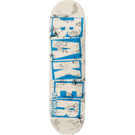 BAKER | Reynolds Name Sketch 8.25" Skateboard Deck