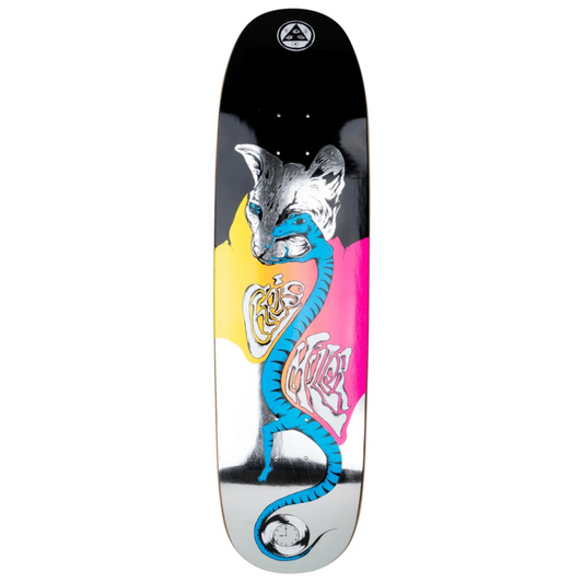 Welcome Skateboards | Miller - Left Eye on Catblood 2.0 Black/Silver Foil 8.75"