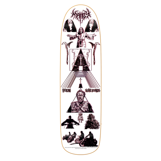 HEROIN | Mandy X French  8.88" Skateboard Deck