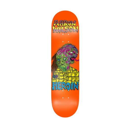 HEROIN  Aaron Wilson Face Melter Deck 8.5"