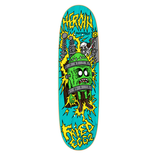 HEROIN | Fried Egg 2 Deck 8.9" Skateboard Deck