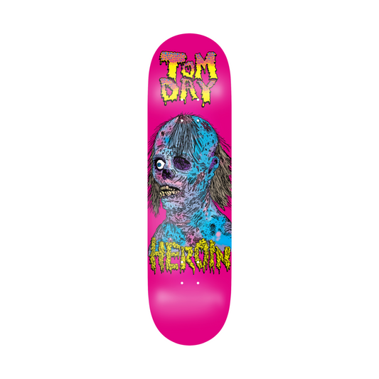 HEROIN | Tom Day Face Melter Deck 8.75" Skateboard Deck