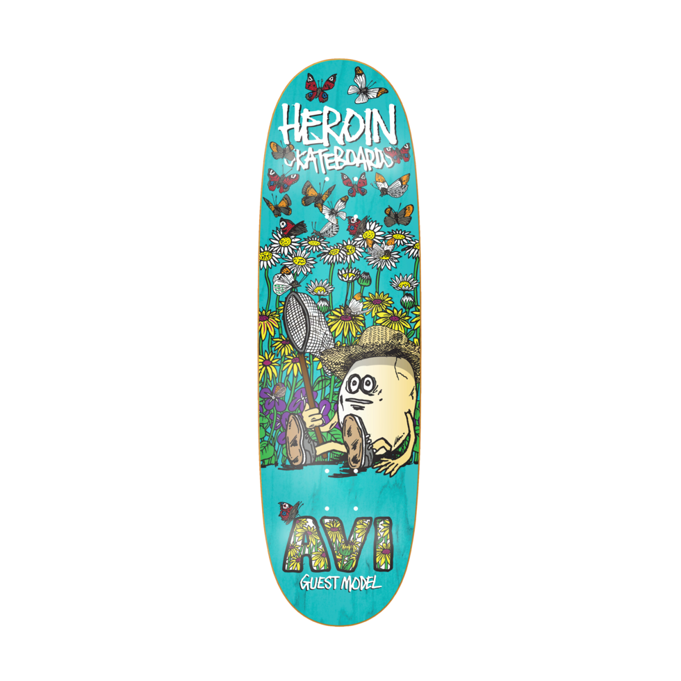 HEROIN | Avi Guest Egg Deck 8.88" Skateboard Deck