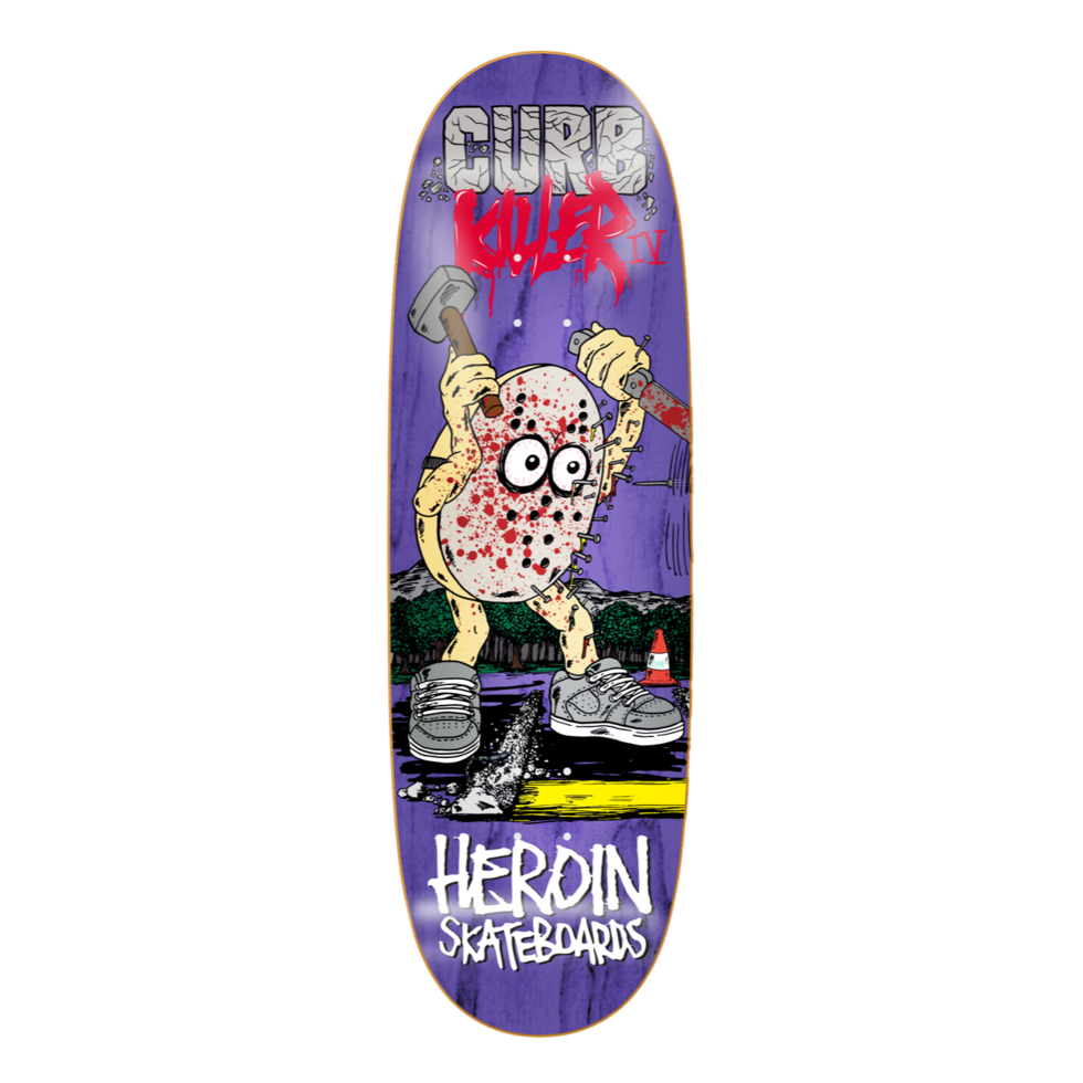 HEROIN | Curb Killer 4 Deck 10.0" Skateboard Deck