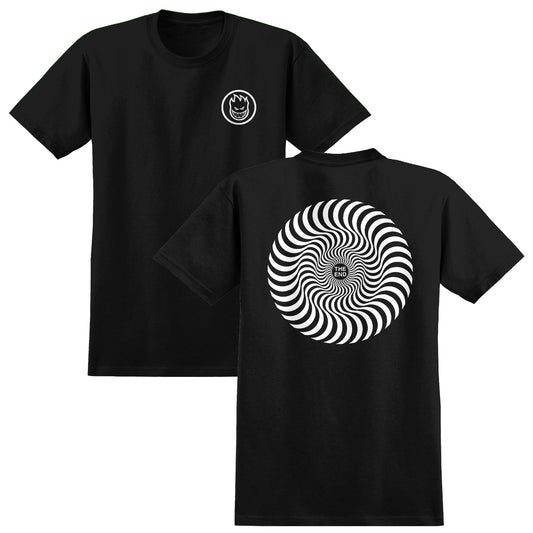 SPITFIRE Classic Swirl Tee Black / White