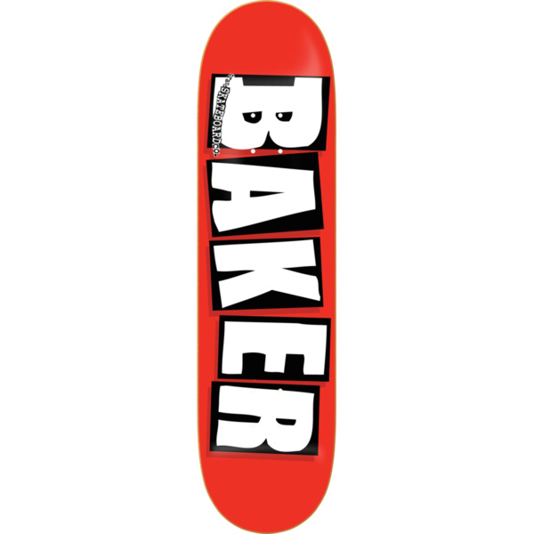 BAKER OG Logo White Skateboard Deck - 8.25, 8.5, 8.625"