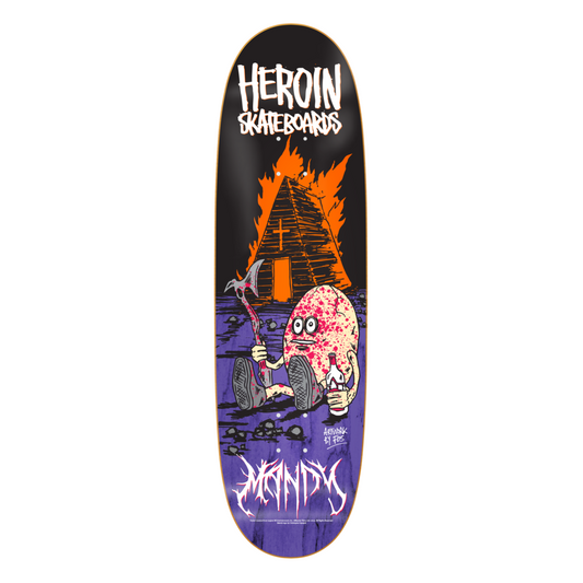 HEROIN | Mandy x Fos Big Egg 9.125" Skateboard Deck