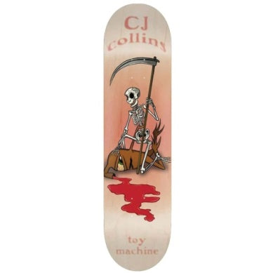 TOY MACHINE | Reaper Skeleton Skateboard Deck 8.25"